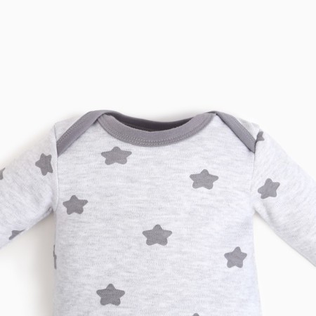 Combineson for children, gray, stars, height 74 cm-1
