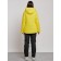 Ski costume female winter, size 50, yellow color
