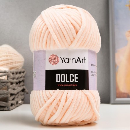 Yarn "Dolce" 100% micropoliester 120m/100g (779 SV Persik)
