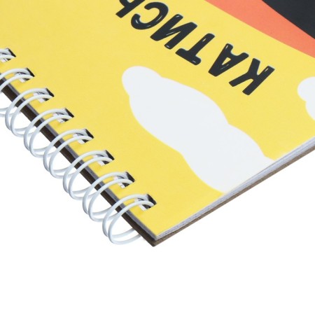 Notepad A5, 60 sheets in the cage on the crest "good advice", cover coated cardboard, hard substrate, mix-1