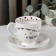 Tea pair of porcelain "Little Prince", 440 ml, saucer d = 16 cm