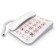 Texet TX 262 phone, wired, call volume control, large buttons, light gray