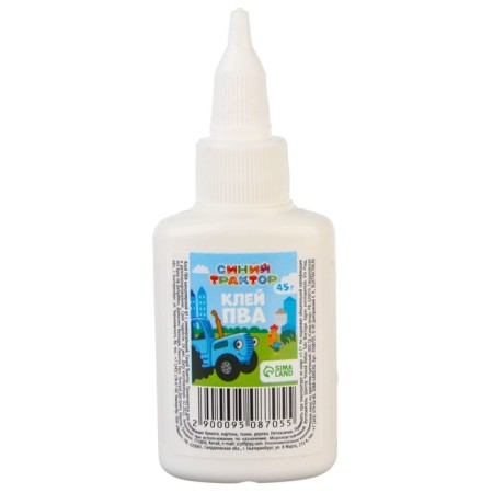 PVA glue 45g, blue tractor-1
