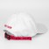 Women's cap YES/No, with tape, white color, rr 56