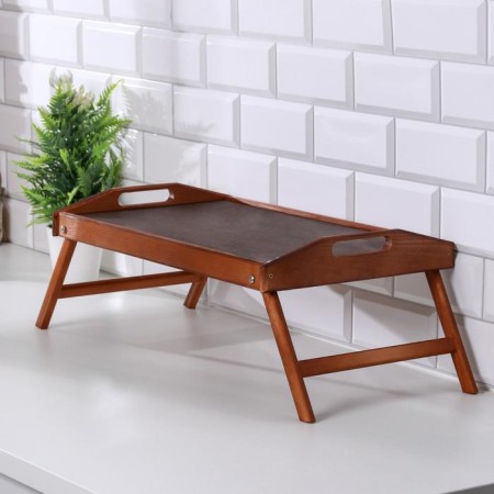 Folding breakfast table, 50 × 30cm, with handles, sea-1
