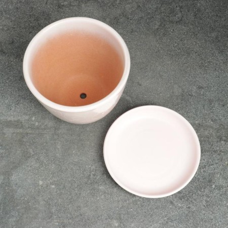 Pot Flower Pearl 1l with a stand-2