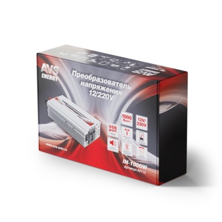 Avs voltage converter AVS 12/220 V, 1000 W-1