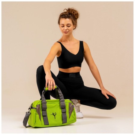 Sangh yoga and gymnastics bag 37x20x20 cm, green color-4