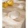 SL Home plate "Autumn Breeze", 16 × 14.5 × 3.3 cm, ceramics, white color