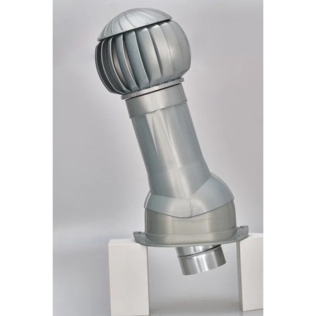 The ventilation set for Monterrey metal tiles, d = 160 mm, sterose Ral9006