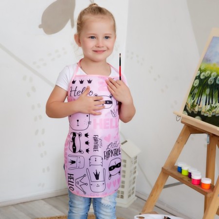 Apron Children's Ethel "Crown", 49 x 39 cm-5