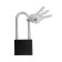 The castle of a hinged tundra, a base of 30 mm, a long handle, 3 keys, suspension