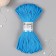Knitted polypropylene 3 mm blue cord 50m