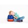Buscoper Textile Backpack with a “shark” pocket, a reflector. Elements, 27x23 x 10 cm