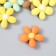 Busina for creativity plastic "Bright chamomile" matte mix 1.2x3.2x3.2 cm