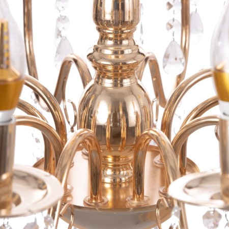 Sandra chandelier 10he14 40W gold 62x62x32 cm-8