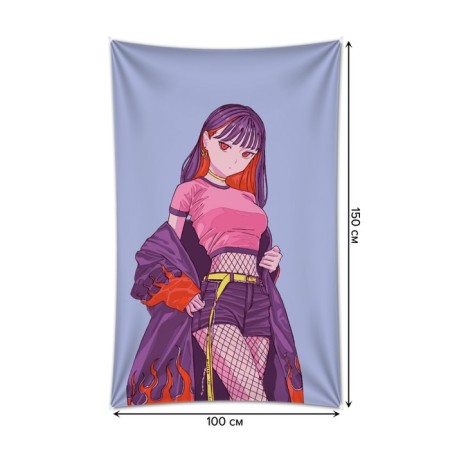 Decorative panel with photo printing, size 100x150 cm-1