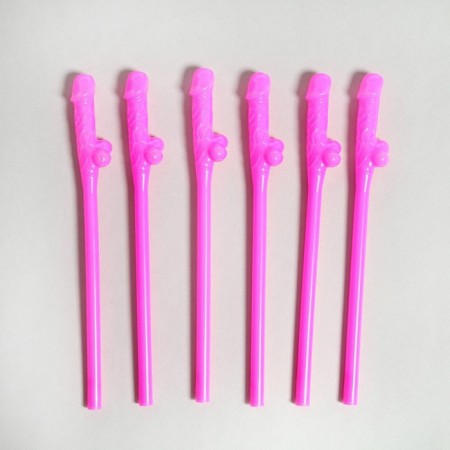 Tubes on a bacheloretterator, plastic, pink, 6 pcs-1