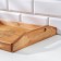 Wooden tray with decor, 40 × 30 × 7.5 cm, pine