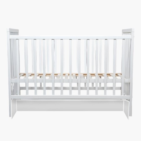 Children's Molli bed, with a transverse pendulum, white-1