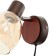 Sconces with wire59389/1 e14 40W coffee-chrom 15x12x16 cm