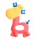 A set of rattles with teeth teeth, 9 items