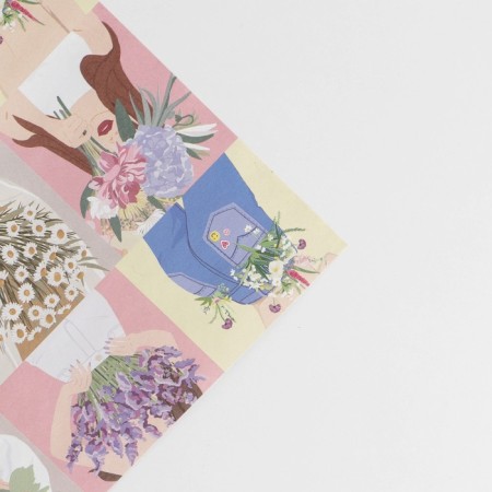 Paper packing glossy bilateral "girls", 70 x 100 cm-4
