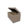 Puff with a lid and weighting, 800 × 400 × 420 mm, Vital velor, Sand color
