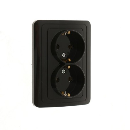 Double Luazon Lighting "Orion", 16 a, hidden, with salary, black-1