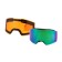 Premium mask glasses, for motorcycle, removable two-layer glass, two colors orange, green
