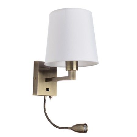 Bra Hall 2x40W +3W E27, +LED bronze 23x18x56 cm