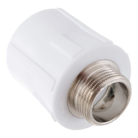 Combined "Politek" coupling, polypropylene, 32 mm x 3/4 ", external thread-1