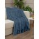 Buenas noches blanket, size 220x240 cm, blue color