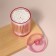 Organizer for cotton sticks, with a lid, d = 6.7 × 10.5 cm, in the box, the color is pink