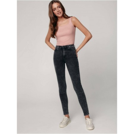 Women's jeans Conte Elegant Skinny, size S, color Grey Grey Acid Wash-1