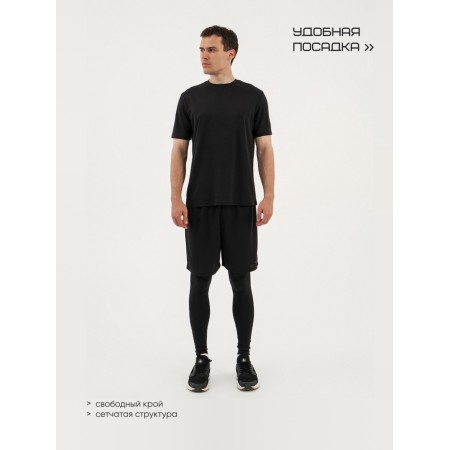 Men's shorts Resport, p. 52, black color, basic-1