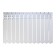 Aluminum radiator Tunduk 500 x 96 mm, 12 sections