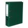 A4, 75 mm, Lamark, PVC, double-sided coating, metal edging, pocket for a spine, collected, green/green