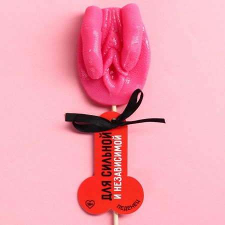Lollipop "for strong", taste: peach, 70 g. (18+)