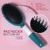The comb massage, rubberized pen, 7 × 25 cm, green/white color