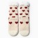 Women's socks with fur art.a39, pink color/wolf rr 36-40