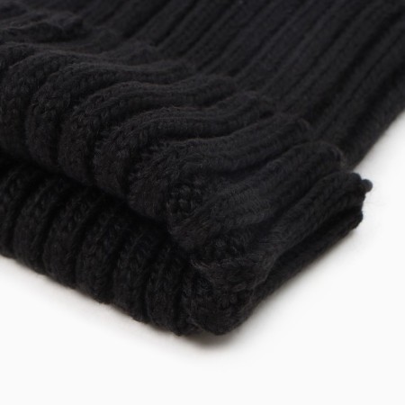 Kit for children (hat, snood), black color, size 52-54-2