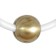 Bayerlux lamp "Rings" LED 120W black-gold 47x8x93 cm
