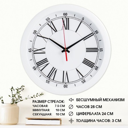 Walls wall, D-28 cm, interior, classic, silent