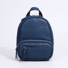 Bag Cross-Bodi Medvedkovo with a zipper, blue color