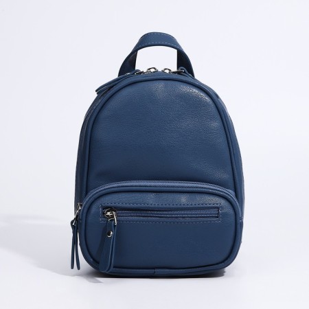 Bag Cross-Bodi Medvedkovo with a zipper, blue color