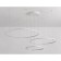 LED LED suspension Ambrella Light, Linetech, FL5533, LED, 90 W, 7200LUM, 3000-6400K, white color