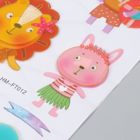 Plastic sticker multi -layer "sea" 50x35 cm-1