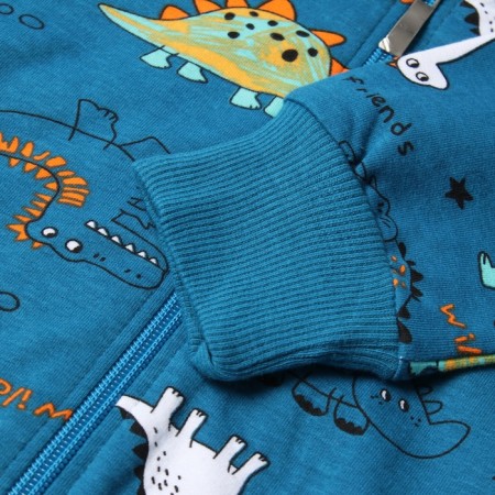Sweatshirt for a boy, dark jencing color, height 92 cm-2