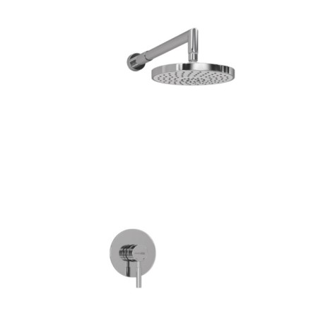 The shower system waserkraft a12429, built -in, tropical shower, chrome